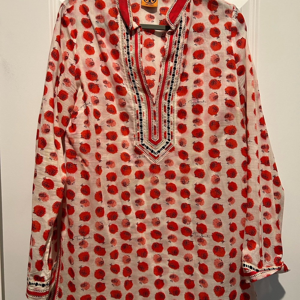 Tory Burch Hedgehog Tunic size 12